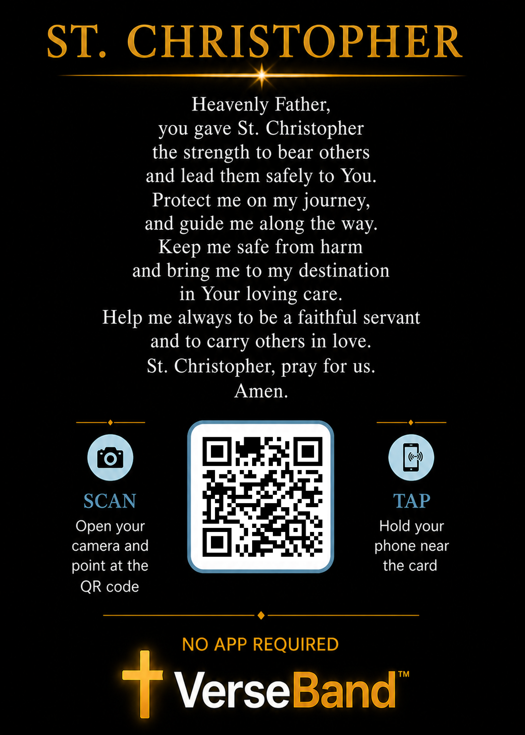 The St. Christopher Smart Prayer Card is a laminated Catholic devotional inspired by protection, safe travels, and faithful guidance through life’s journey.
