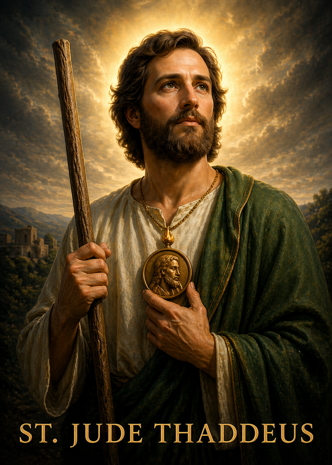 St. Jude Smart Prayer Card — Laminated Catholic Devotional with QR & NFC (Hopeless & Desperate Causes)