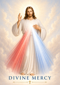 Divine Mercy Smart Prayer Card — Laminated Catholic Devotional with QR & NFC (Access Prayers & Novenas)